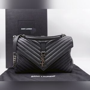 CD29 💖 Saint Laurent Leather College Large